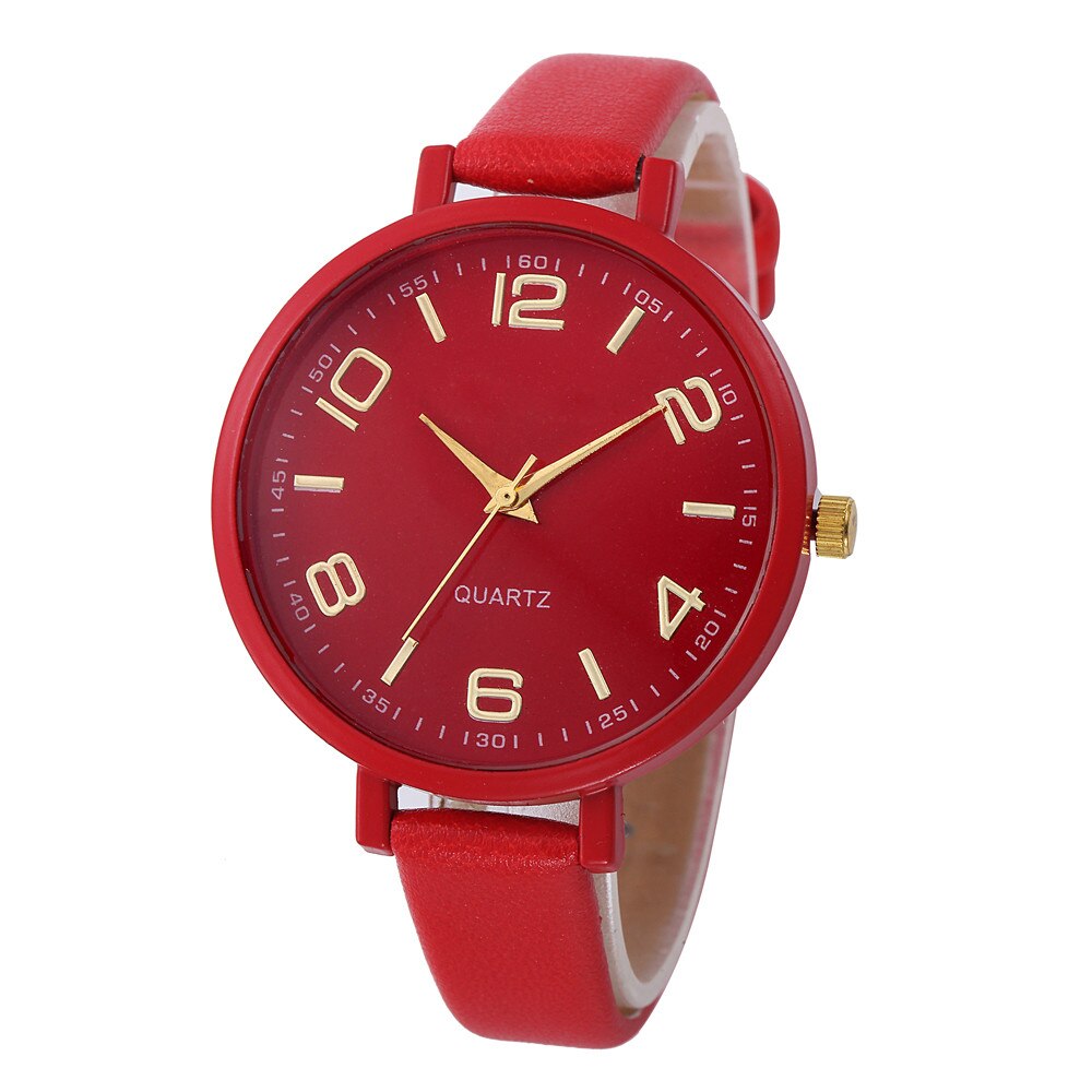 Women Fashion Watches Casual Checkers Faux Leather Quartz Analog Wrist Watch Luxury Ladies Casual Dress Clock Relogio Feminino#C