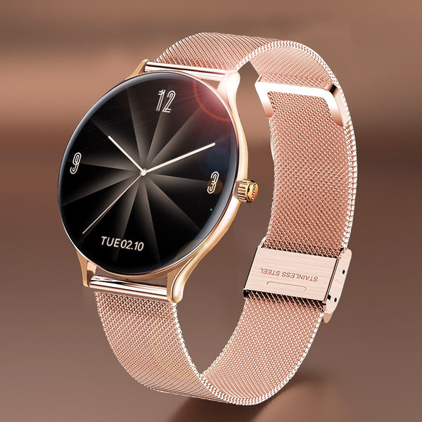 2021 New Women Smart Watch Woman Fashion Watch Heart Rate Sleep Monitoring For Android IOS Waterproof Ladies Smartwatch+Box