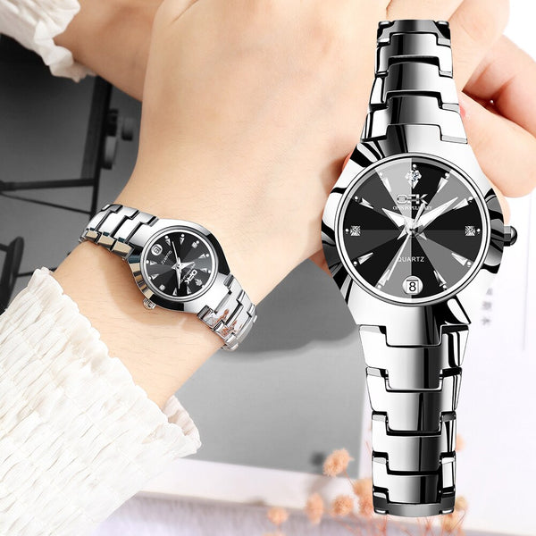 OPK New Luxury Ladies Watch Fashion Waterproof Luminous Steel Band Quartz Watch Ladies Top Brand Bracelet Clock Relogio Feminino