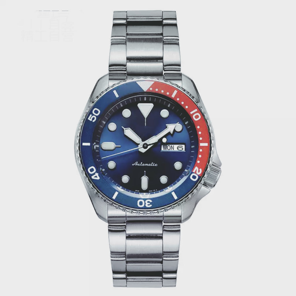 Top luxury brand Seiko-made men's quartz watch men's fashion waterproof belt men's watch Relogio Masculino with box 18879